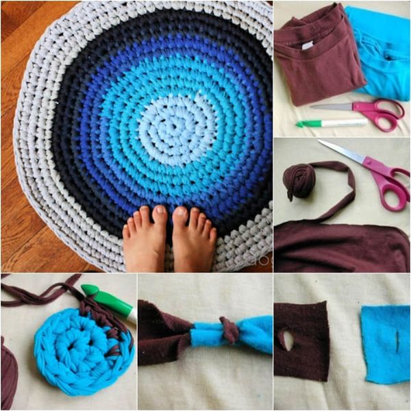 20 DIY Rug Ideas To Breath New Life Into Your Old Floors ⋆ DIY and Crafts